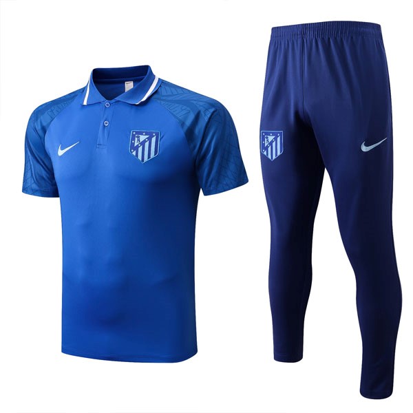 Polo Atletico Madrid Conjunto Completo 2022 2023 Azul